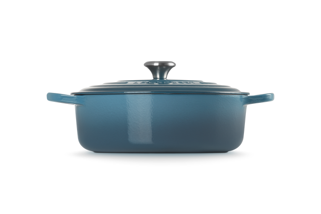 30cm Cast Iron Signature Risotto PotDeep Teal image number 5