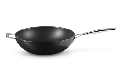 Toughened Non-Stick Stir-Fry Pan with Helper Handle