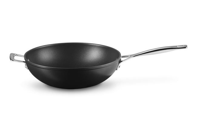 Toughened Non-Stick Stir-Fry Pan with Helper Handle image number 1