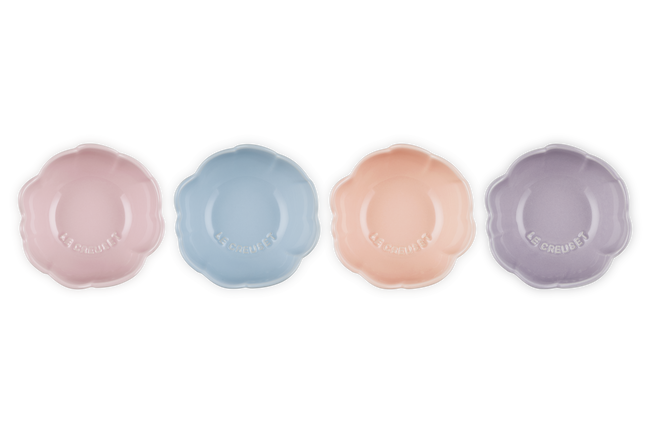 Le Creuset Stoneware Petal Set of 4 Mini Bowls Mix image number 4