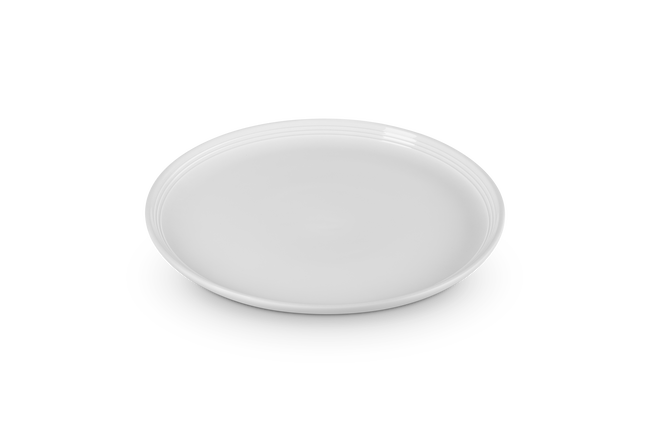 Le Creuset Stoneware Coupe Dinner Plate 27cm WhiteWhite image number 3