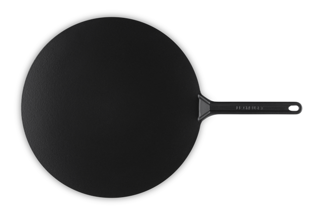 Satin Black Cast Iron Crepe Pan image number 3