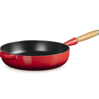 Cast Iron Signature Sauté Pan with Wooden Handle image number 7