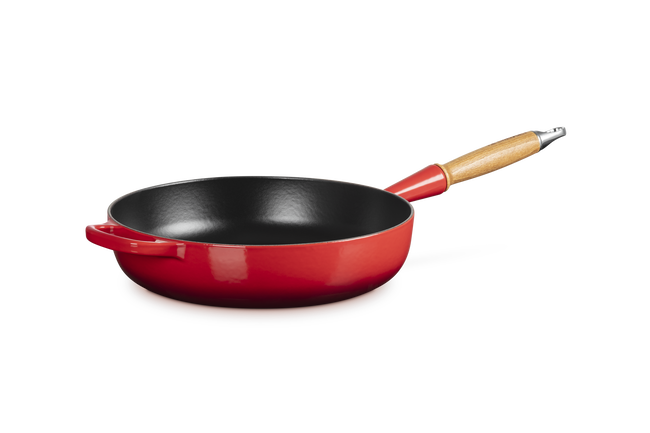 Cast Iron Signature Sauté Pan with Wooden Handle image number 7