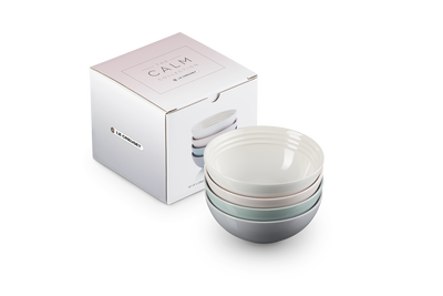 Stoneware Calm Set of 4 Cereal Bowls