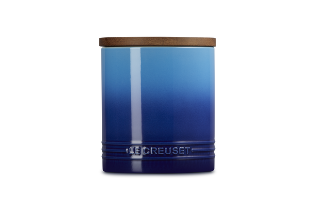 Signature 1.1L Storage Jar with Wooden LidAzure Blue image number 3