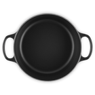 Le Creuset Cast Iron Signature Round Casserole 28cm Matte BlackMatte Black image number 5