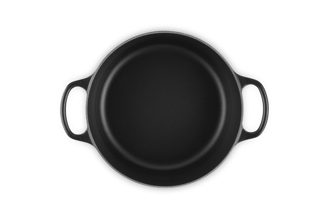 Le Creuset Cast Iron Signature Round Casserole 28cm Matte BlackMatte Black image number 5