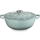 Le Creuset Cast Iron Signature Petal Soup Pot 26cm Sea SaltSea Salt image number 1