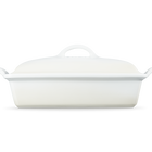 Stoneware Heritage Rectangular Dish with LidMeringue image number 2