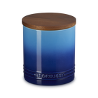 Signature 1.1L Storage Jar with Wooden LidAzure Blue image number 1