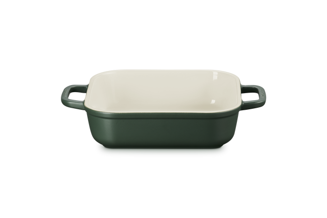 Le Creuset Stoneware Coupe Square Dish 23cm For&ecirc;t image number 1