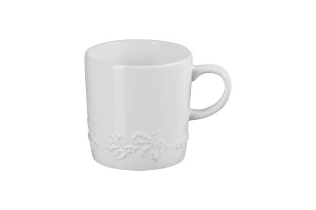 Stoneware Holly London Mug 350mlWhite image number 1