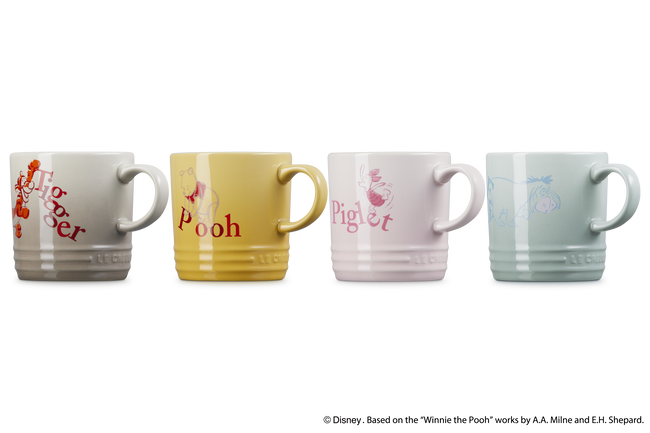 Stoneware Winnie The Pooh Set of 4 Mugs image number 3