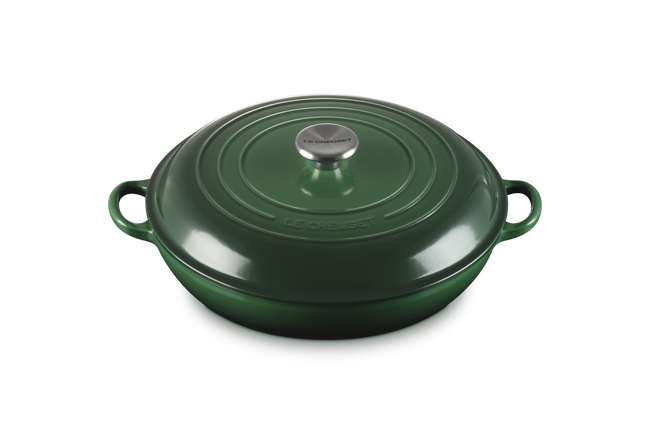 Le Creuset Cast Iron Classic Shallow CasseroleKale image number 2