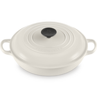Le Creuset Cast Iron Classic Shallow CasseroleCr&egrave;me image number 3