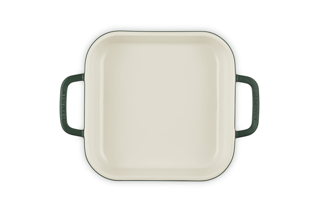 Le Creuset Stoneware Coupe Square Dish 23cm For&ecirc;t image number 4