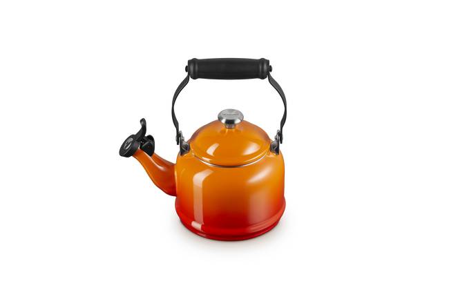 Le Creuset Demi Kettle with StainleStainless Steel Steel Knob 1.1L FlameFlame image number 2