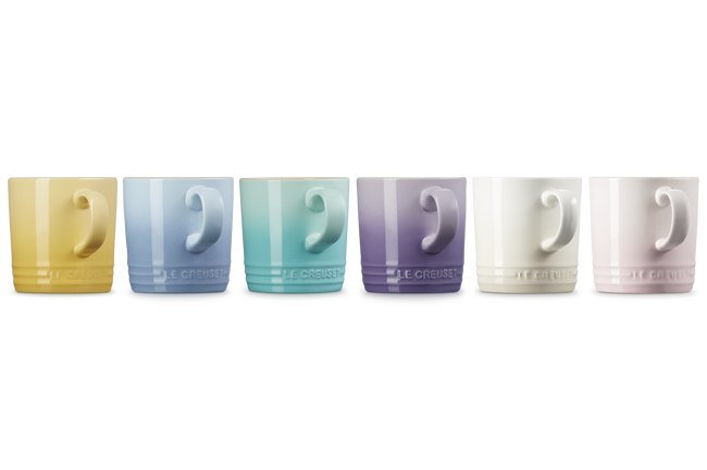Stoneware Sorbet Set of 6 London Mugs image number 5