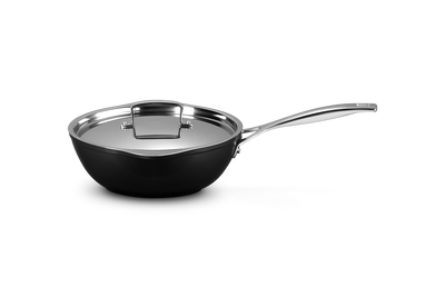 Toughened Non-Stick Chef's Pan with Pouring Spouts