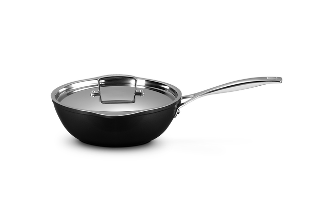 Toughened Non-Stick Chef's Pan with Pouring Spouts image number 2
