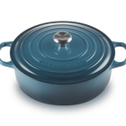 30cm Cast Iron Signature Risotto PotDeep Teal image number 2