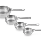 Le Creuset Stainless Steel Set of 4 Measuring Cups image number 2