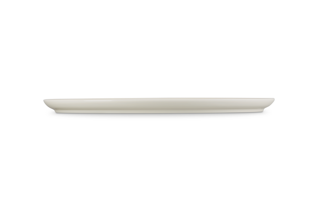 Le Creuset Stoneware La Collection Jardin Oval Casserole Serving Platter 36cm MeringueMeringue image number 3