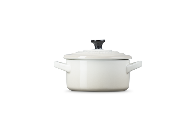 10cm Mini Rd Cocotte Bk Meringue image number 3