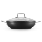 Le Creuset Toughened Non-Stick Shallow Casserole with Glass Lid 26cm image number 3