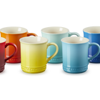 Stoneware Rainbow Set of 6 Seattle 400ml Mugs image number 5