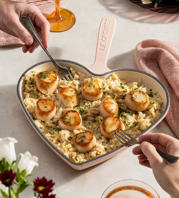 Champagne & Seared Scallop Risotto
