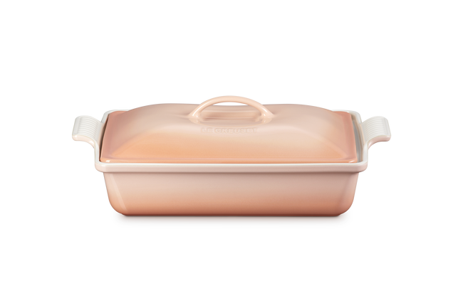 Stoneware Heritage Rectangular Dish with LidP&ecirc;che image number 1