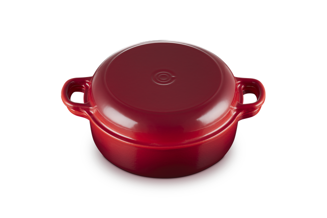 26cm Round Wide Oven Baker with LidCerise image number 2