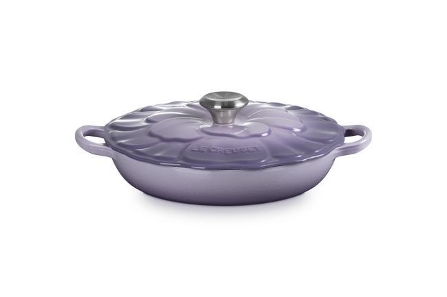 Le Creuset Cast Iron Signature Petal Shallow Casserole 26cmProvence image number 1