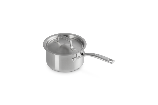 Essential 3-ply Stainless Steel 16cm Saucepan with Lid image number 8