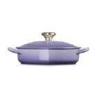 Le Creuset Cast Iron Classic Shallow Heart Casserole with Light Gold Heart Knob 20cmProvence image number 3