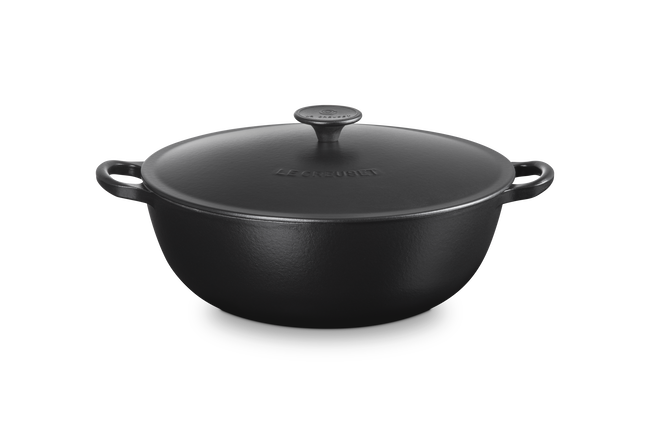 Cast Iron Classic Soup PotMatte Black image number 1