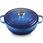 Le Creuset Cast Iron Signature Soup Pot 26cm Azure BlueAzure Blue image number 2