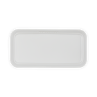 Stoneware Manila Rectangular PlateWhite image number 1