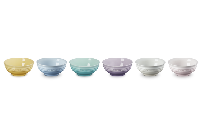 Stoneware Sorbet Set of 6 Mini Bowls image number 3