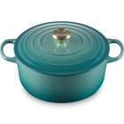Le Creuset Cast Iron Signature Round Casserole 26cm RivieraRiviera image number 3