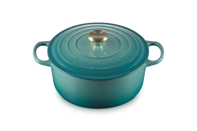 Le Creuset Cast Iron Signature Round Casserole 26cm RivieraRiviera image number 3