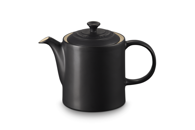 Stoneware Grand TeapotMatte Black image number 1