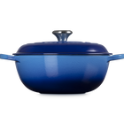 Cast Iron Signature Chefs CasseroleAzure Blue image number 3