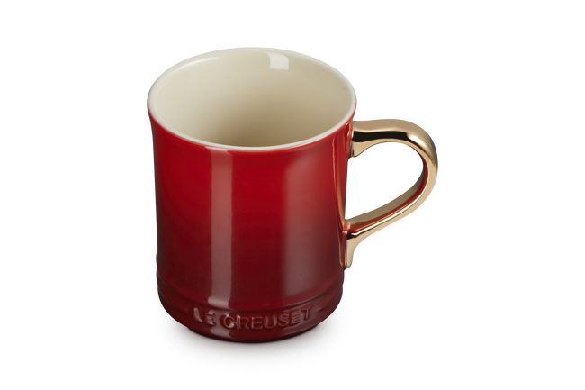 Le Creuset Stoneware Seattle Mug with Gold Handle 400ml image number 4