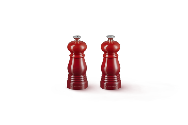 Mini Salt & Pepper Mill SetCerise image number 1