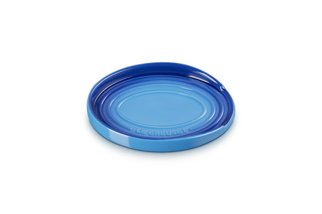 Stoneware Oval Spoon RestAzure Blue image number 1