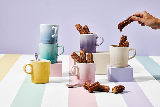 Stoneware Sorbet Set of 6 London Mugs | Le Creuset®