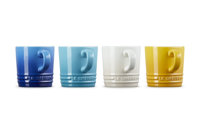 Stoneware Riviera Set of 4 Cappuccino Mugs image number 4